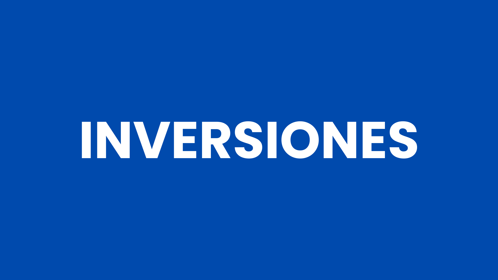 Inversiones
